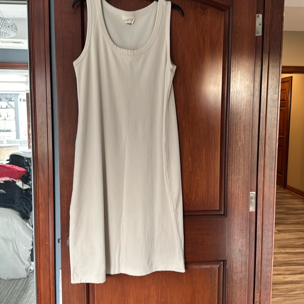 3/4 length tank dress